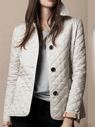 Women’s Quilted Jacket With Diamond Stitch | Short - Mason Luxor