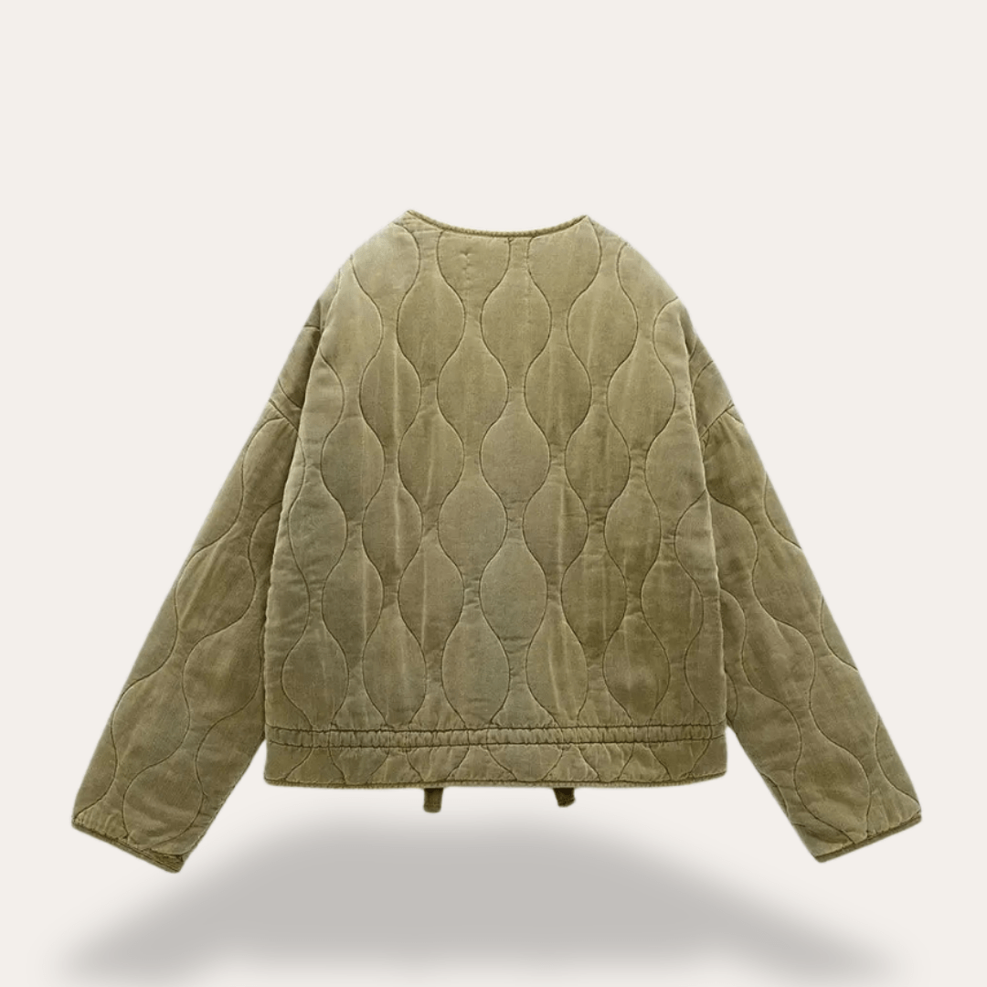 Women’s Quilted Jacket With Zip Front | Winter - Mason Luxor