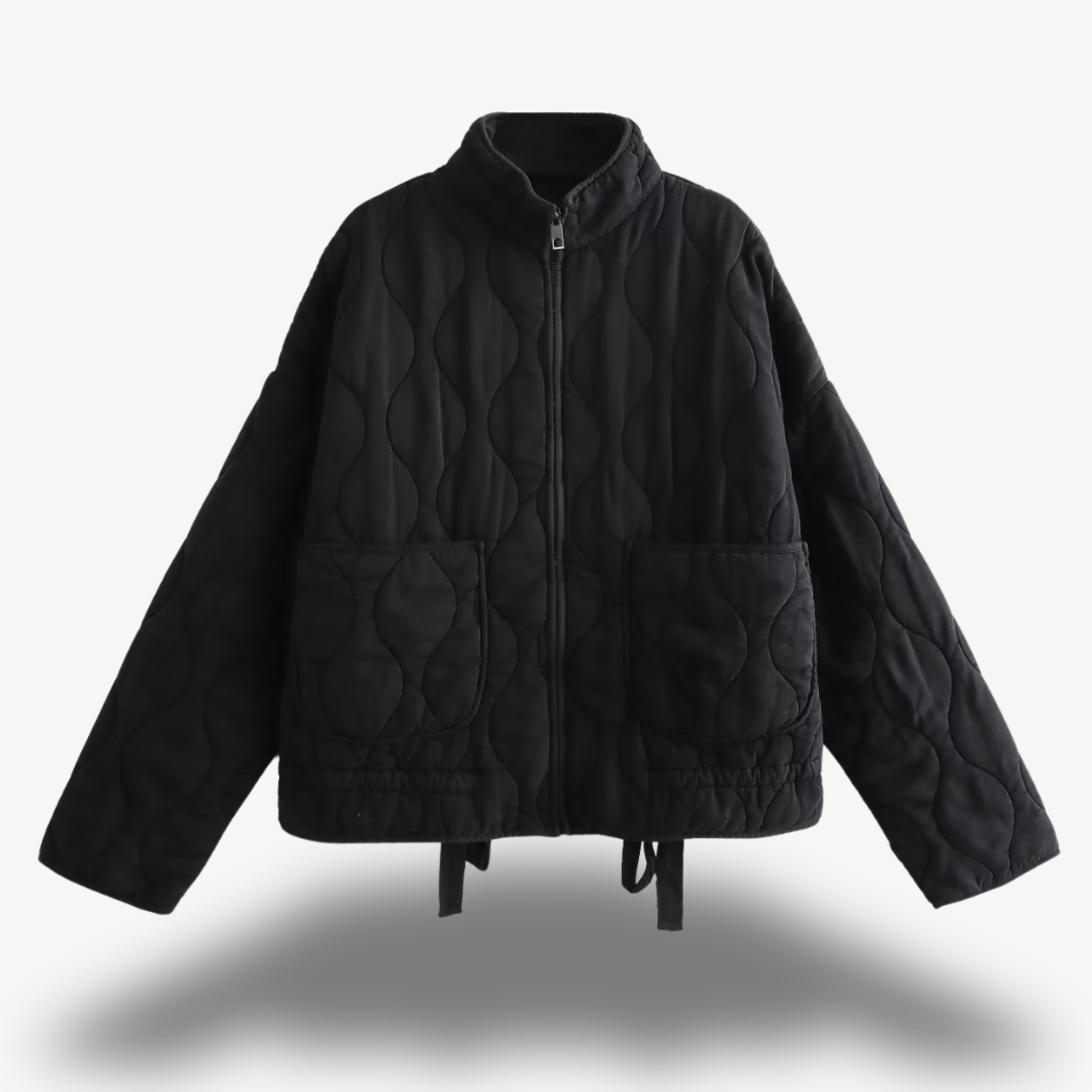 Women’s Quilted Jacket With Zip Front | Winter - Mason Luxor