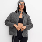 Women’s Quilted Jacket With Zip Front | Winter - Mason Luxor