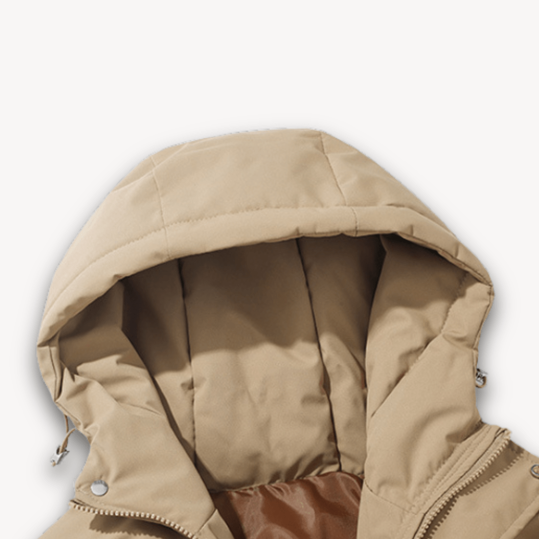 Women’s Quilted Puffer Jacket With Hood | Winter - Mason Luxor