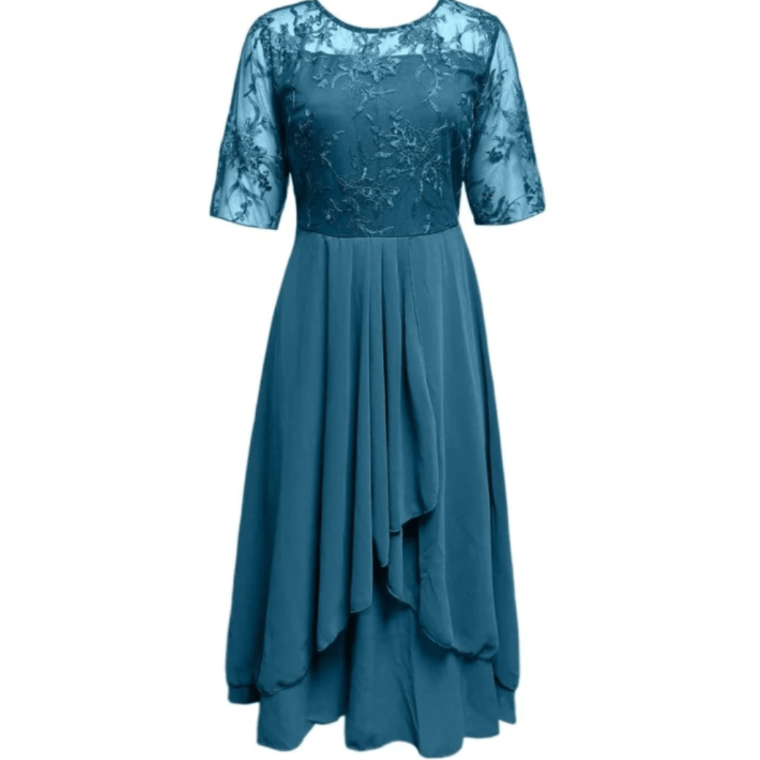 Women’s Sequin Dress With Layered Hem | Formal - Mason Luxor