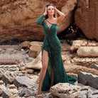 Women’s Sequin Dress With One Shoulder | Evening - Mason Luxor