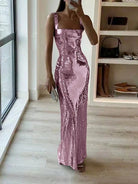 Women’s Sequin Maxi Dress for Christmas Party | Evening - Mason Luxor