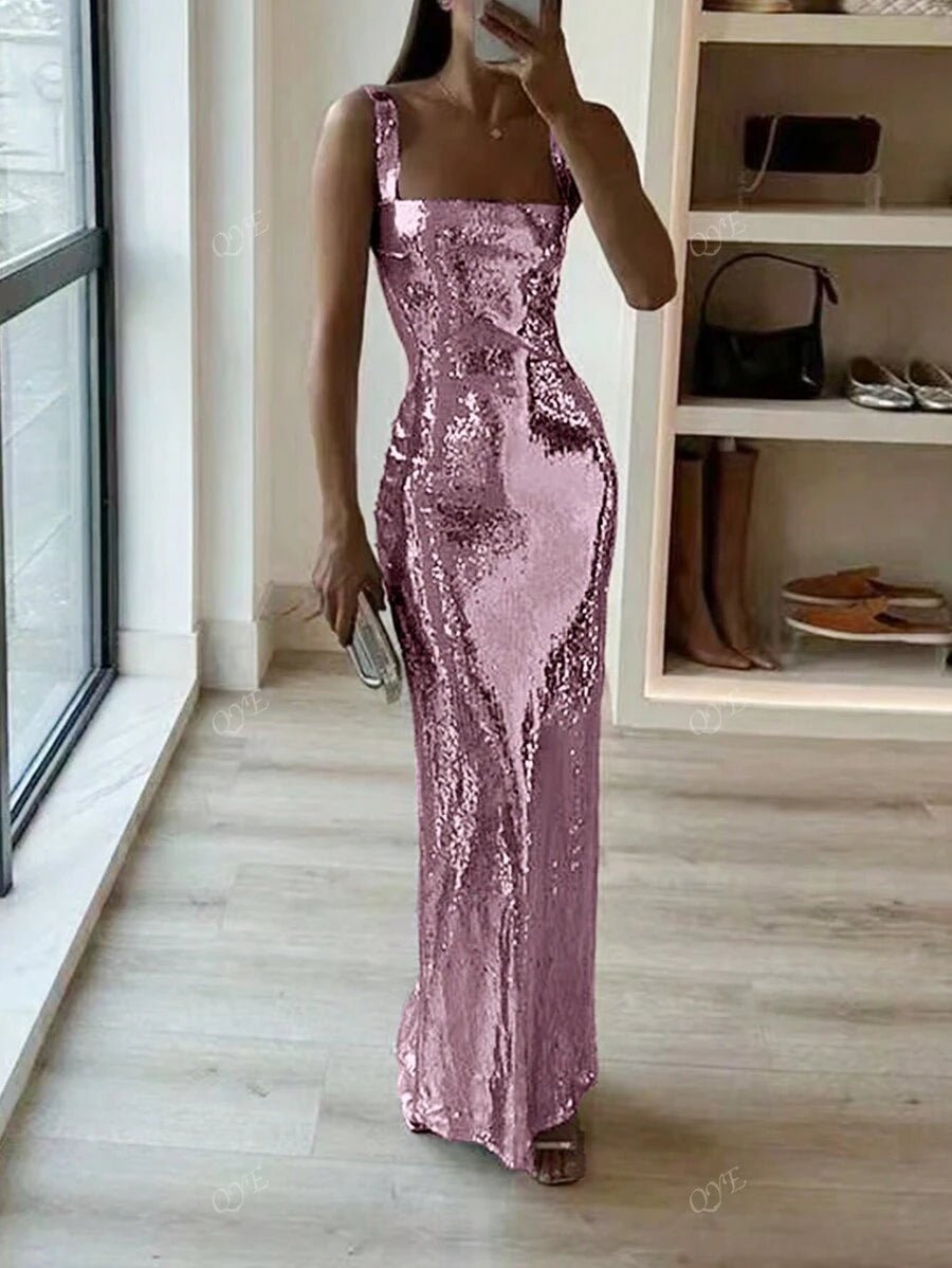 Women’s Sequin Maxi Dress for Christmas Party | Evening - Mason Luxor