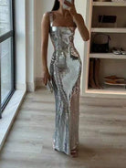 Women’s Sequin Maxi Dress for Christmas Party | Evening - Mason Luxor