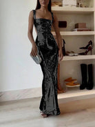 Women’s Sequin Maxi Dress for Christmas Party | Evening - Mason Luxor