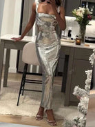Women’s Sequin Maxi Dress for Christmas Party | Evening - Mason Luxor