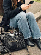 Women’s Shoulder Bag With Front Zip Pocket | Classic - Mason Luxor