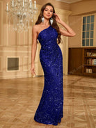 Women’s Side Slit Sequin Maxi Dress for Christmas Party | Evening - Mason Luxor