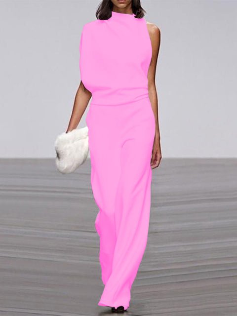 Women’s Sleeveless Jumpsuits With High Neck | Wedding - Mason Luxor