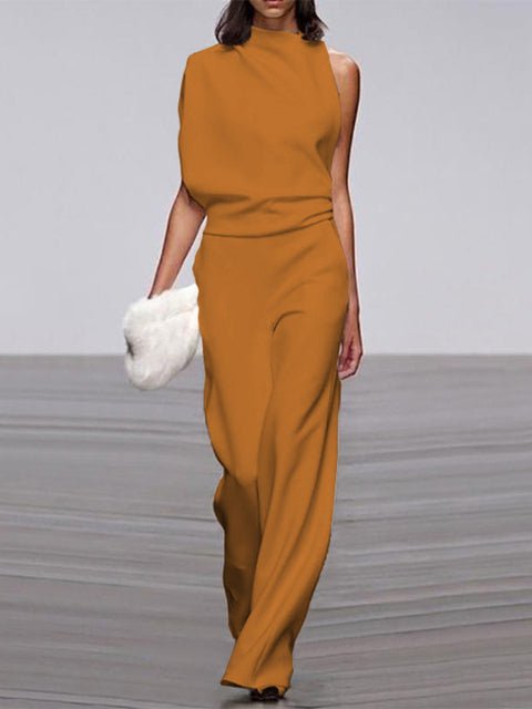 Women’s Sleeveless Jumpsuits With High Neck | Wedding - Mason Luxor