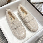 Women’s Slippers With Fleece Texture | Casual - Mason Luxor