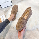 Women’s Slippers With Fleece Texture | Casual - Mason Luxor
