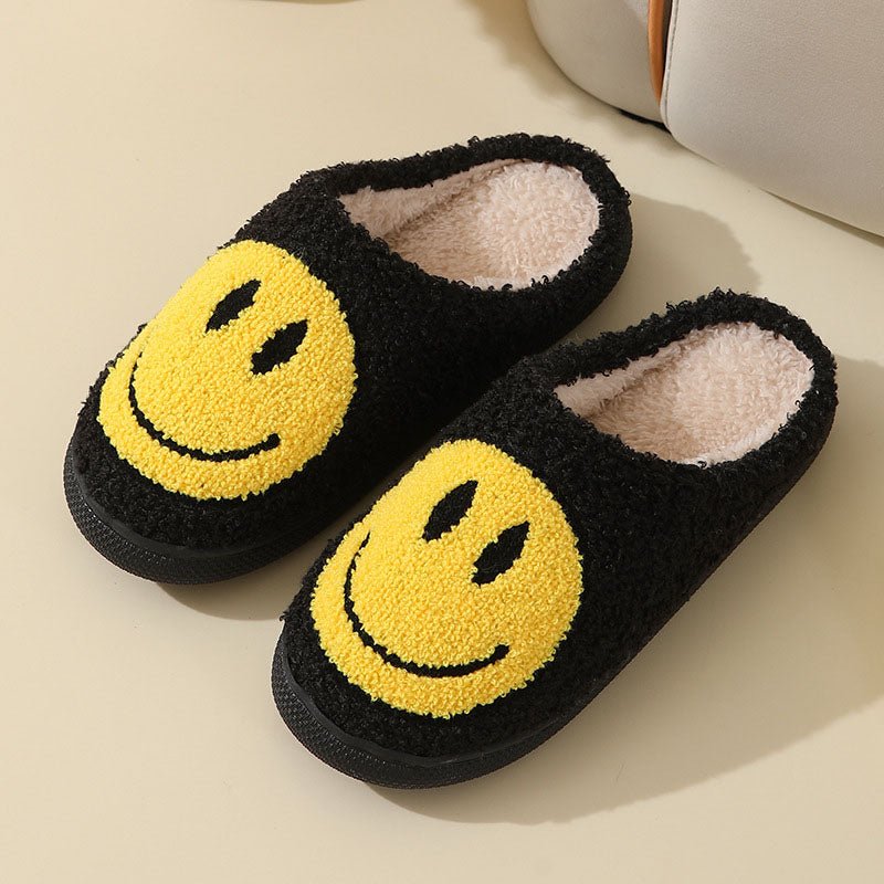 Women’s Slippers With Smiley Pattern | Cozy - Mason Luxor