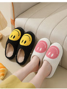 Women’s Slippers With Smiley Pattern | Cozy - Mason Luxor