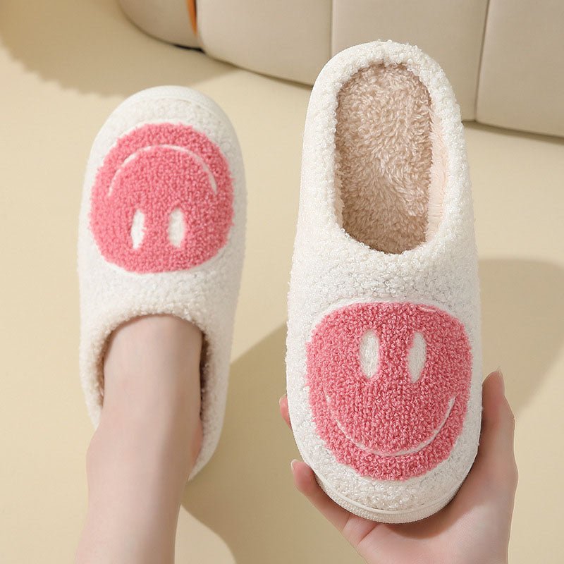 Women’s Slippers With Smiley Pattern | Cozy - Mason Luxor