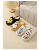 Women’s Slippers With Smiley Pattern | Cozy - Mason Luxor
