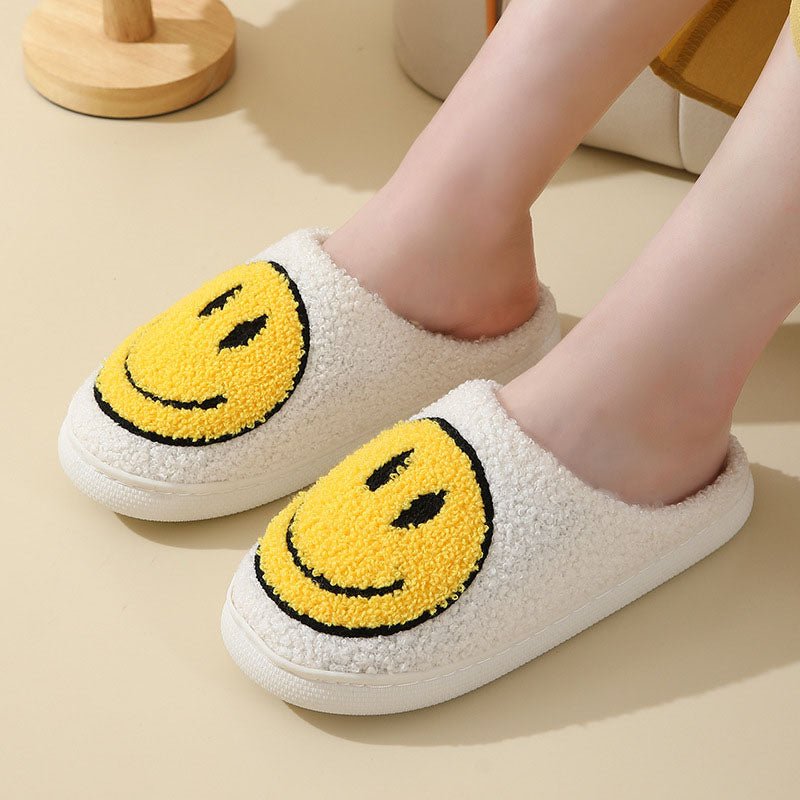 Women’s Slippers With Smiley Pattern | Cozy - Mason Luxor