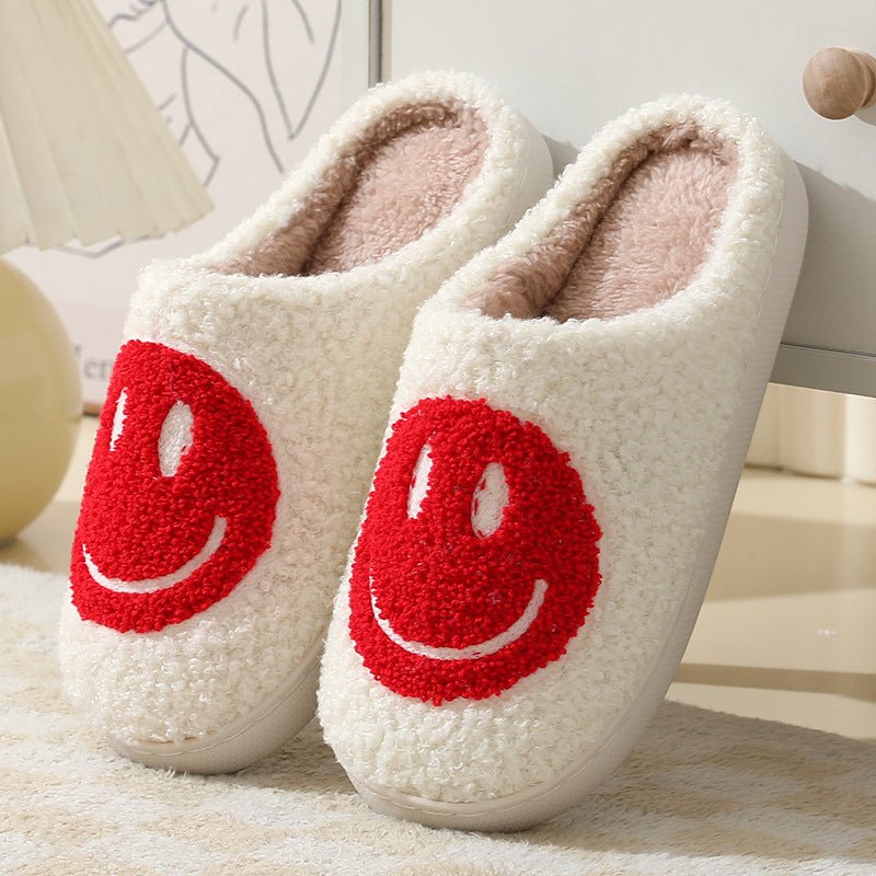 Women’s Slippers With Smiley Pattern | Cozy - Mason Luxor