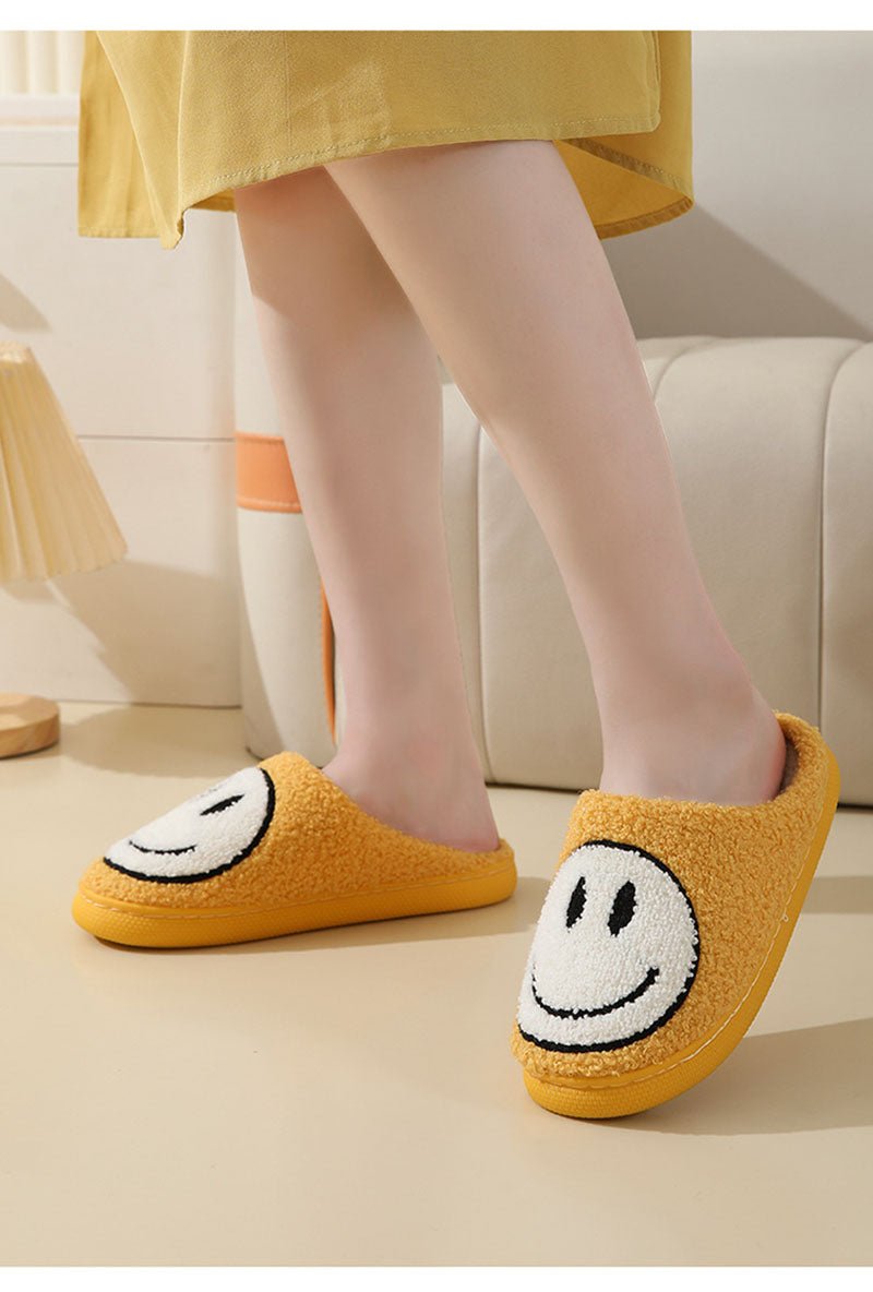 Women’s Slippers With Smiley Pattern | Cozy - Mason Luxor