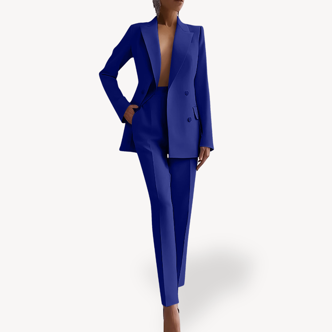 Women’s Suits with Double Breasted Blazer | 2 Piece - Mason Luxor