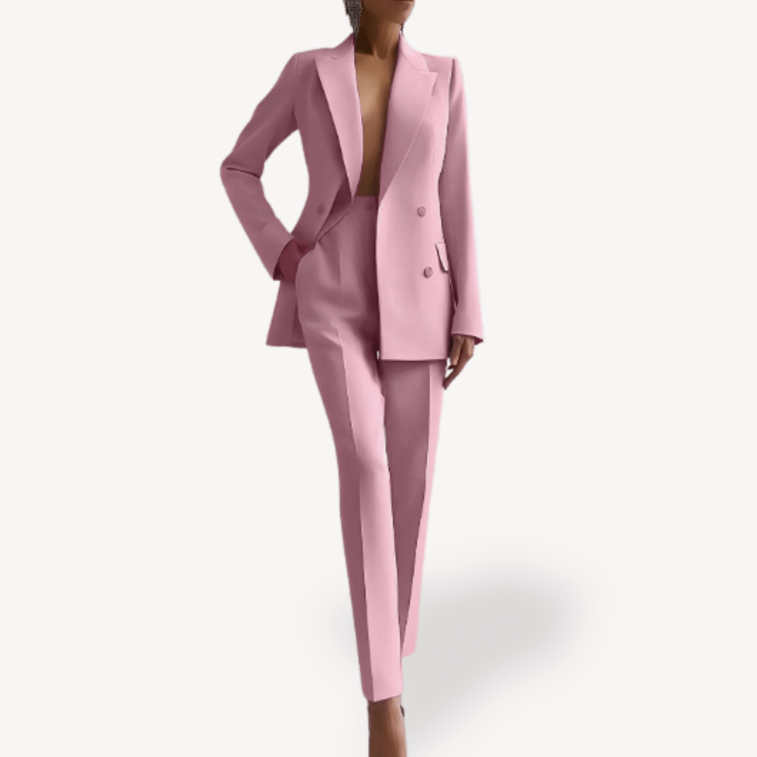 Women’s Suits with Double Breasted Blazer | 2 Piece - Mason Luxor