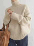 Women’s Sweater With Ribbed Turtleneck | Oversized - Mason Luxor