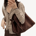 Women’s Tote Bag with Buckle Detail | Shoulder - Mason Luxor