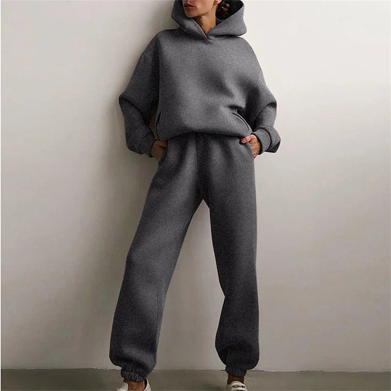 Women’s Tracksuits With Hoodie Top | Set - Mason Luxor