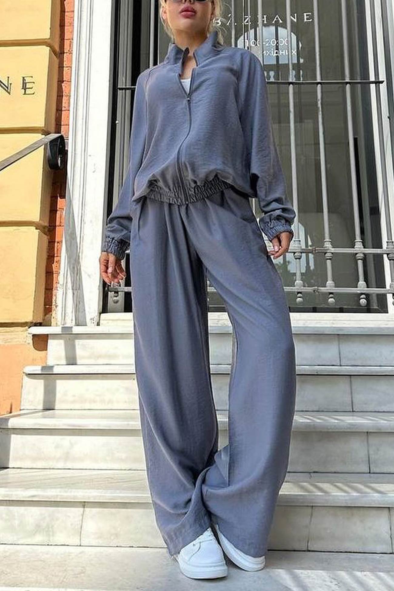 Women’s Tracksuits With Zip Front | Set - Mason Luxor