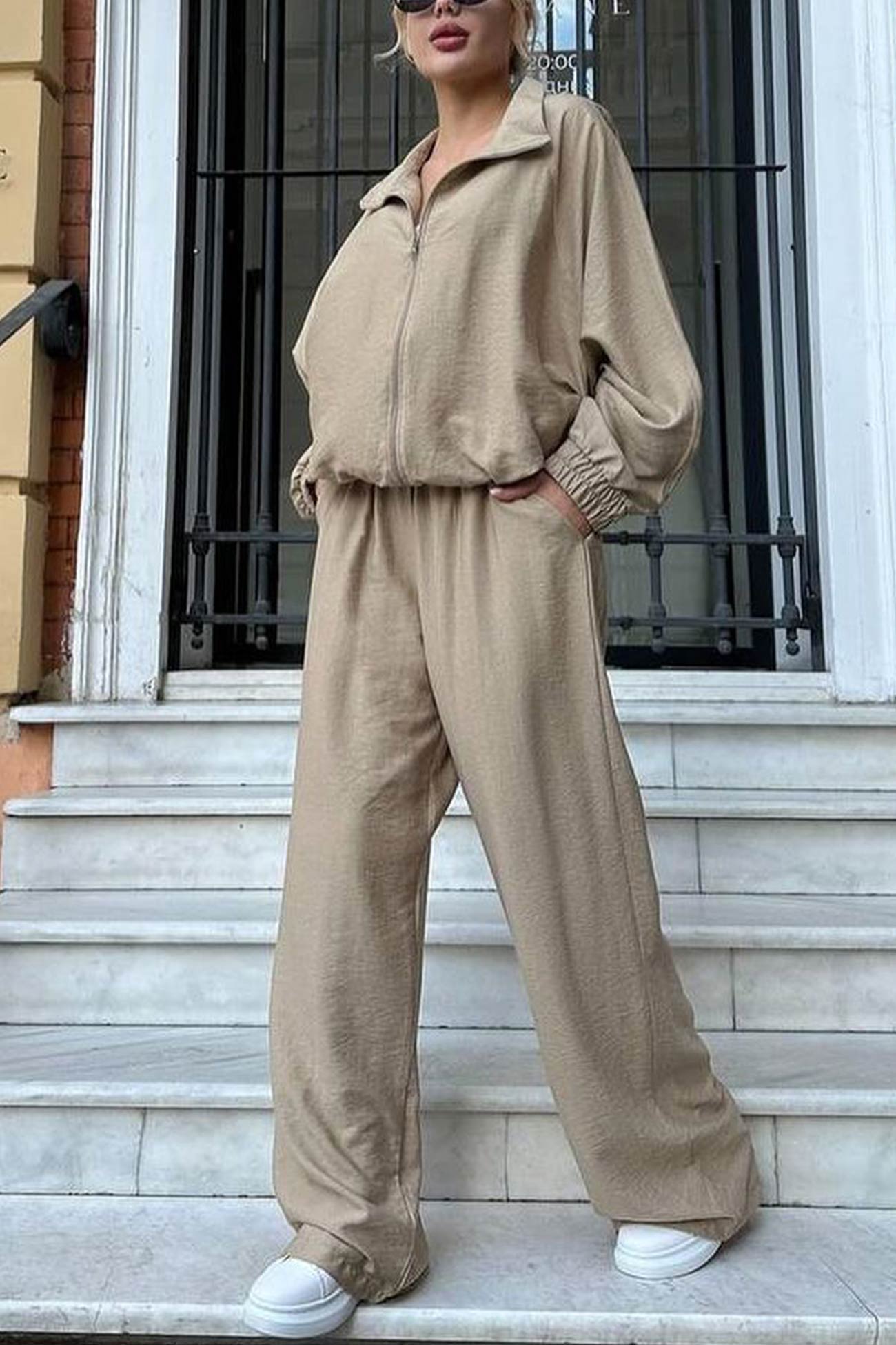 Women’s Tracksuits With Zip Front | Set - Mason Luxor