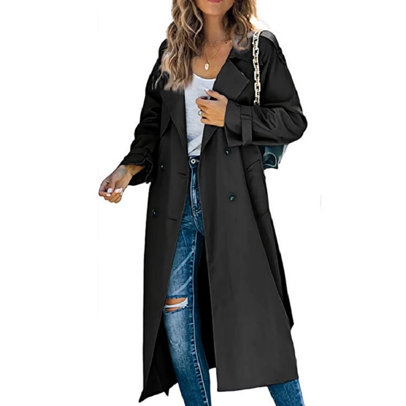 Women’s Trench Coat With Belted Cuffs | Modern - Mason Luxor