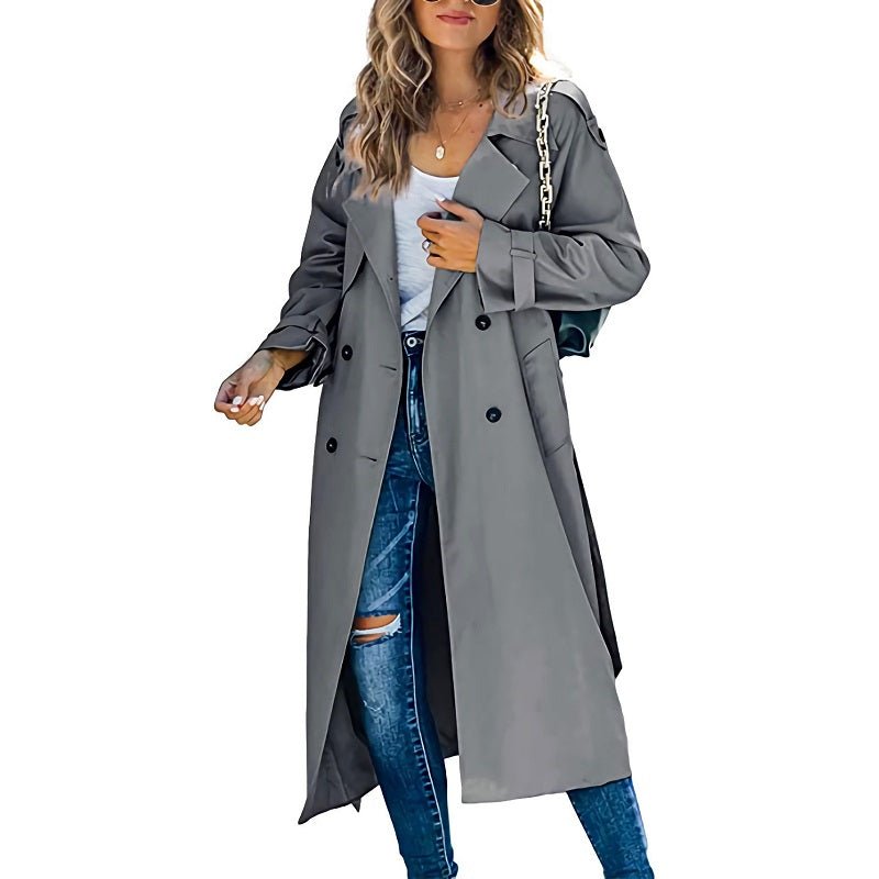 Women’s Trench Coat With Belted Cuffs | Modern - Mason Luxor