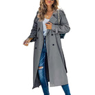 Women’s Trench Coat With Belted Cuffs | Modern - Mason Luxor