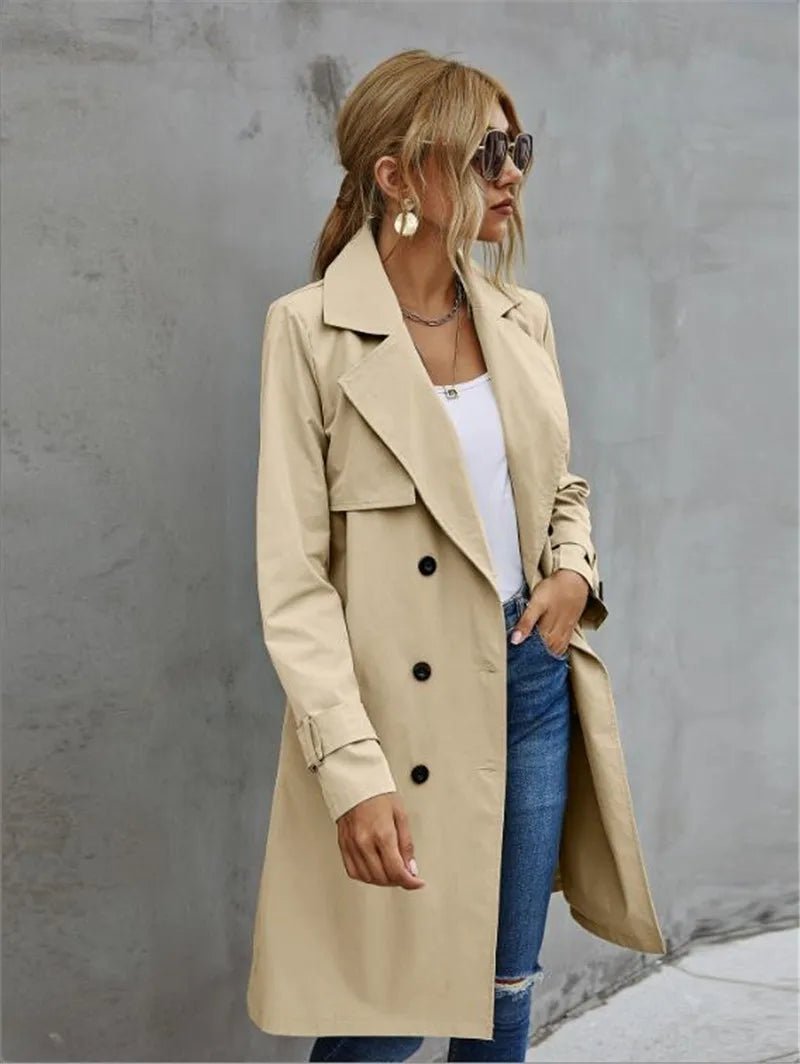 Women’s Trench Coat With Belted Waist | Classic - Mason Luxor
