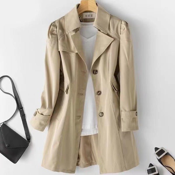 Women’s Trench Coat With Button Front | Classic - Mason Luxor