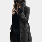 Women’s Trench Coat With High Collar | Classic - Mason Luxor