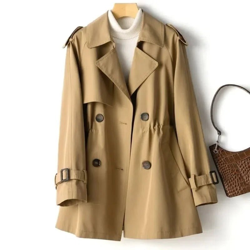 Women’s Trench Coat With Shoulder Tabs | Classic - Mason Luxor
