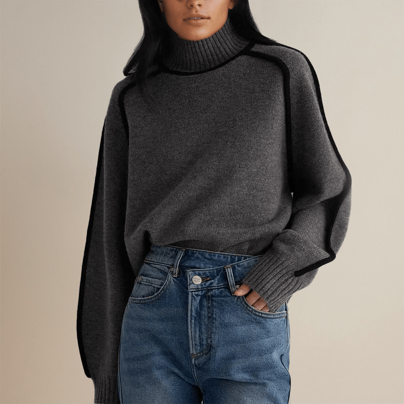Women’s Turtleneck Jumpers With Relaxed Fit | Winter - Mason Luxor