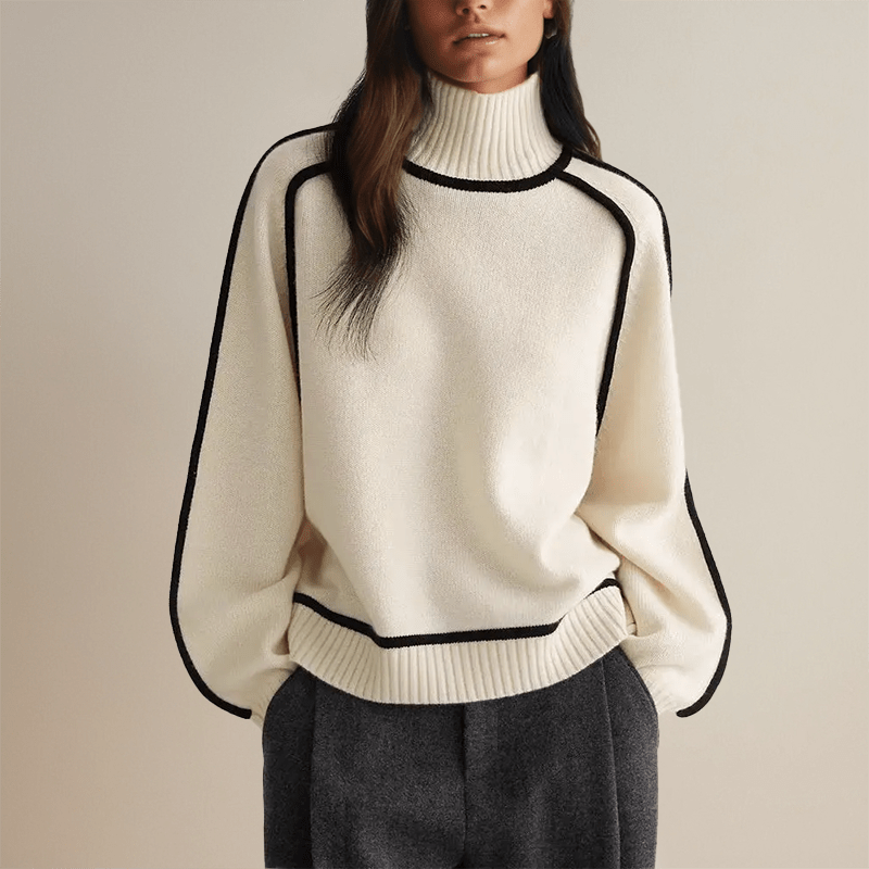 Women’s Turtleneck Jumpers With Relaxed Fit | Winter - Mason Luxor