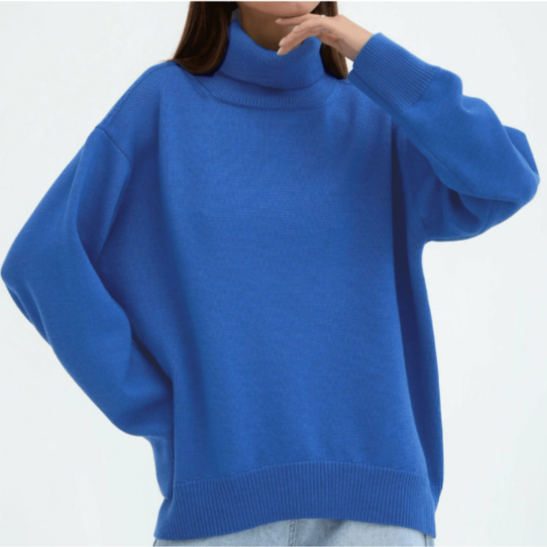 Women’s Turtleneck Jumpers With Ribbed Trim | Winter - Mason Luxor