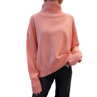 Women’s Turtleneck Jumpers With Ribbed Trim | Winter - Mason Luxor