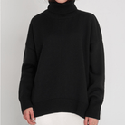 Women’s Turtleneck Jumpers With Ribbed Trim | Winter - Mason Luxor