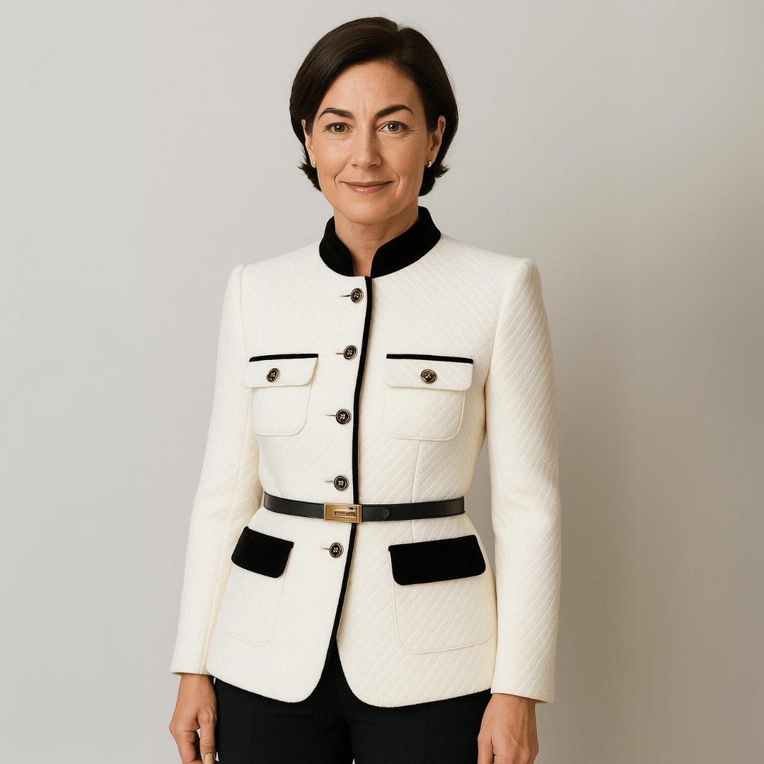 Women’s Tweed Jacket with Belt Detail | Winter - Mason Luxor