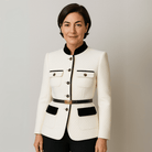 Women’s Tweed Jacket with Belt Detail | Winter - Mason Luxor