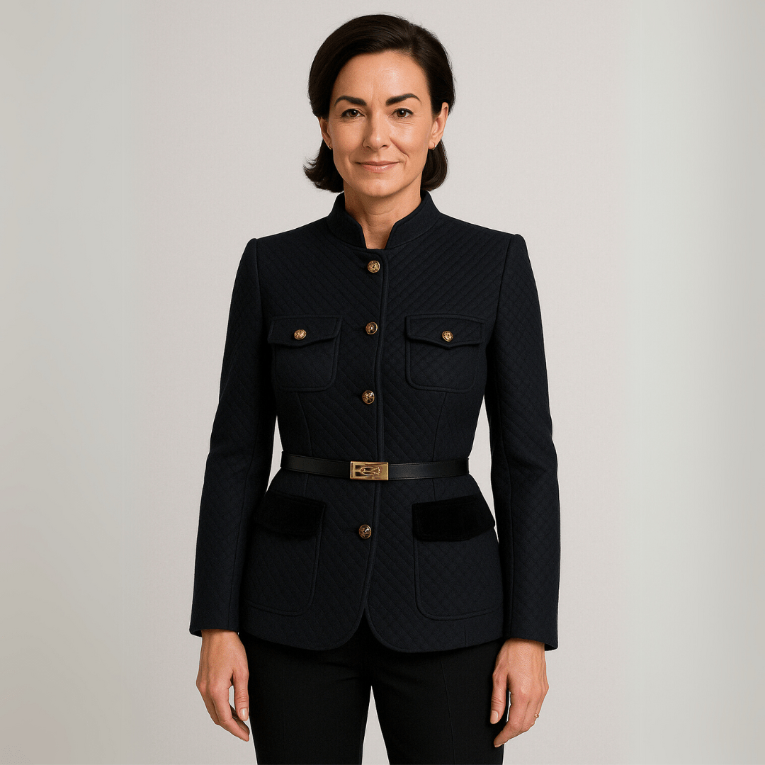 Women’s Tweed Jacket with Belt Detail | Winter - Mason Luxor