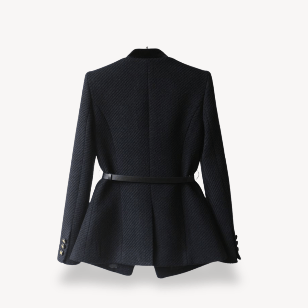 Women’s Tweed Jacket with Belt Detail | Winter - Mason Luxor