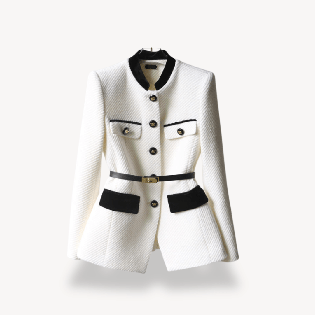 Women’s Tweed Jacket with Belt Detail | Winter - Mason Luxor