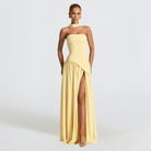Women’s Wedding Guest Dresses With High Slit | Evening - Mason Luxor